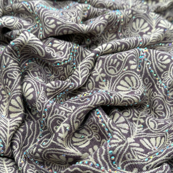 Plum Beige Cashmere Stole