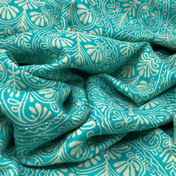 Étole Cachemire Turquoise