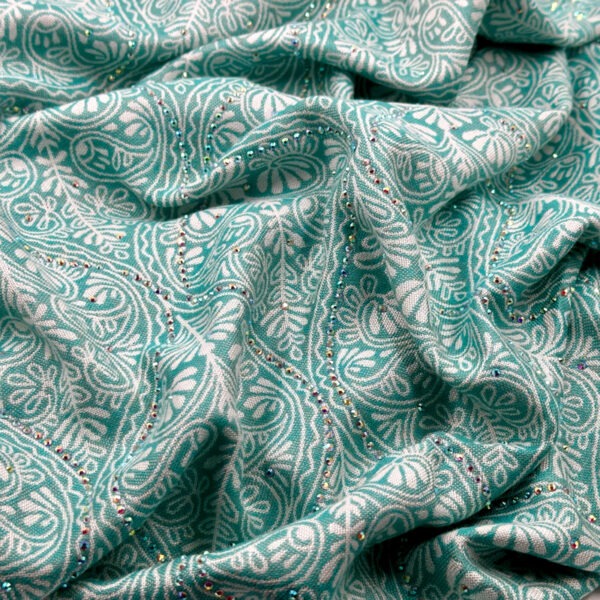 Water Green Cashmere Stole